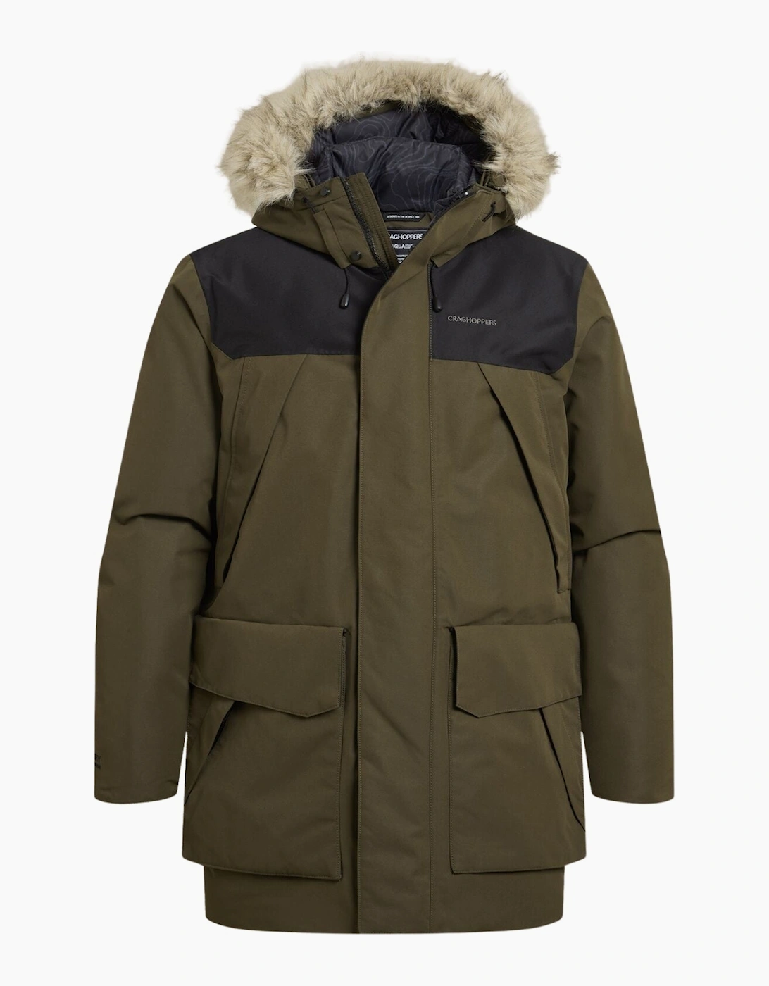 Men's Craghoppers Mens Bishorn IV Waterproof Padded Jacket - Green - Size: 42/Regular