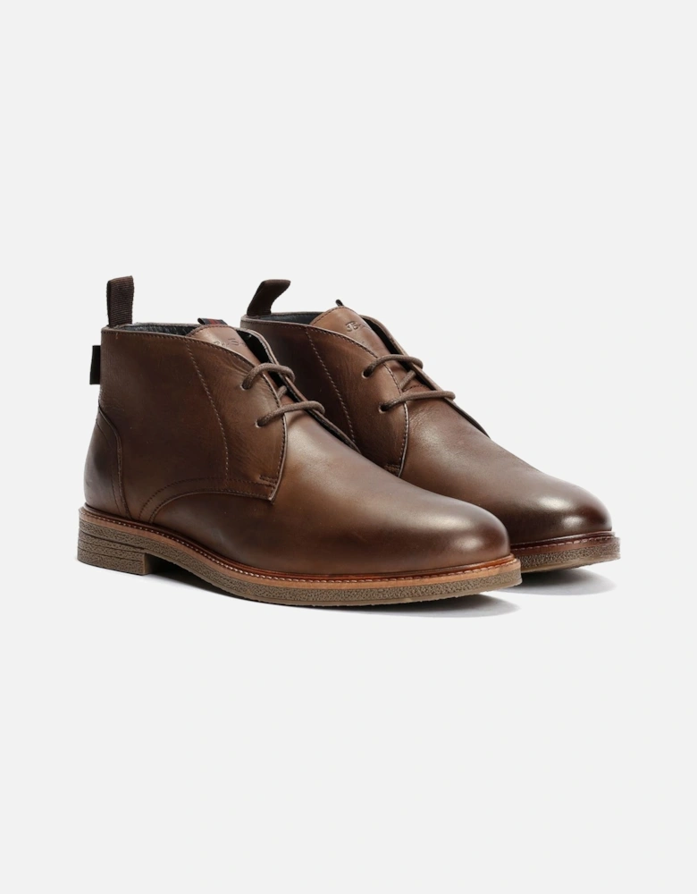 Walker Chukka Leather Men's Brown Boots