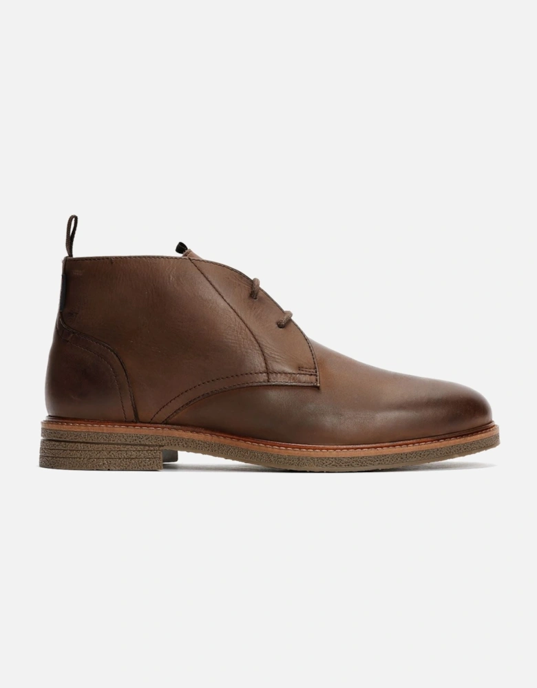 Walker Chukka Leather Men's Brown Boots