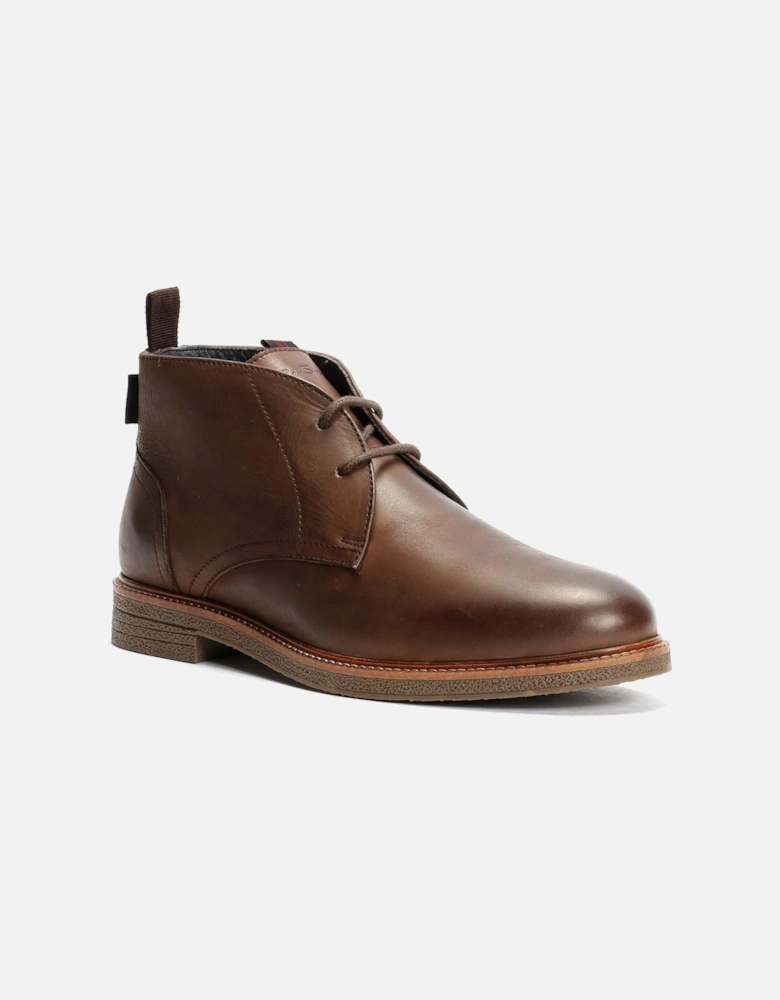 Walker Chukka Leather Men's Brown Boots
