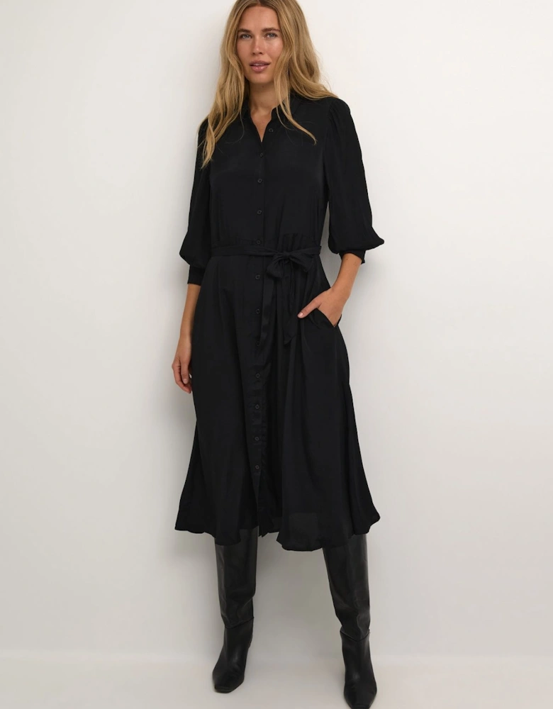 Emine Maxi Pocket Shirt Dress