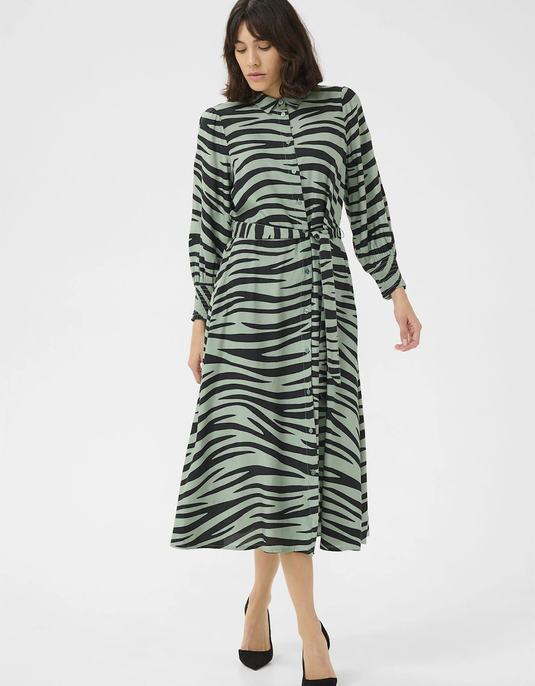 KAemine 3/4 Sleeve Pocket Shirt Dress, 2 of 1