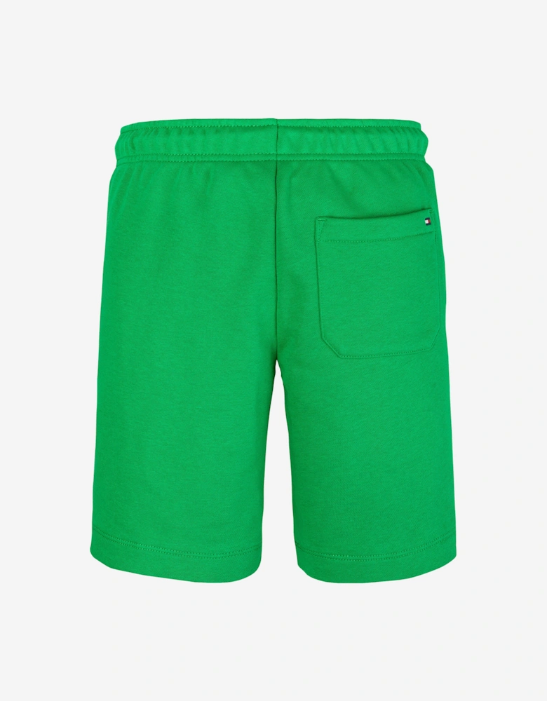 Boys Flag Sweat Shorts in Green