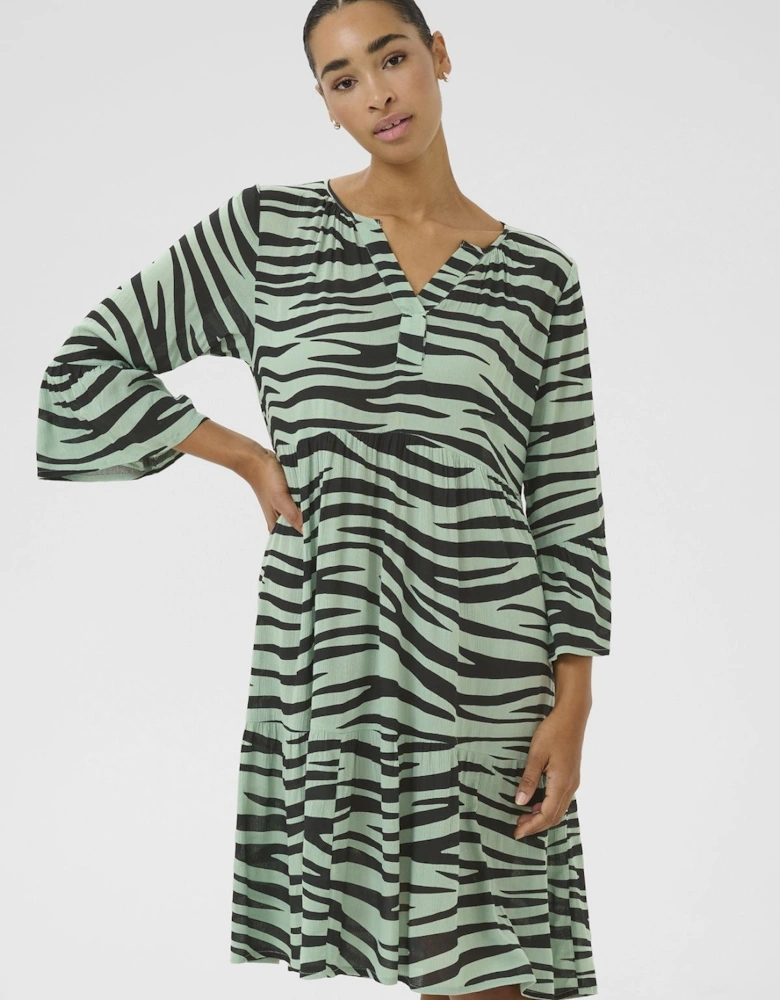 KAlea 3/4 Sleeve A-line Fit Dress