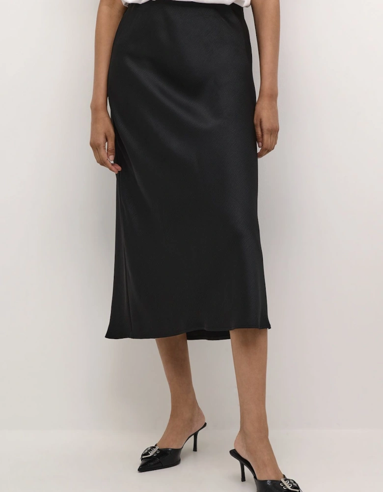 KAlotte Elasticated Waist Midi Skirt