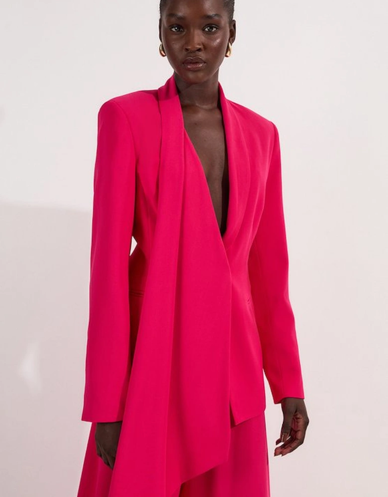 Soft Tailored Single Breasted Blazer