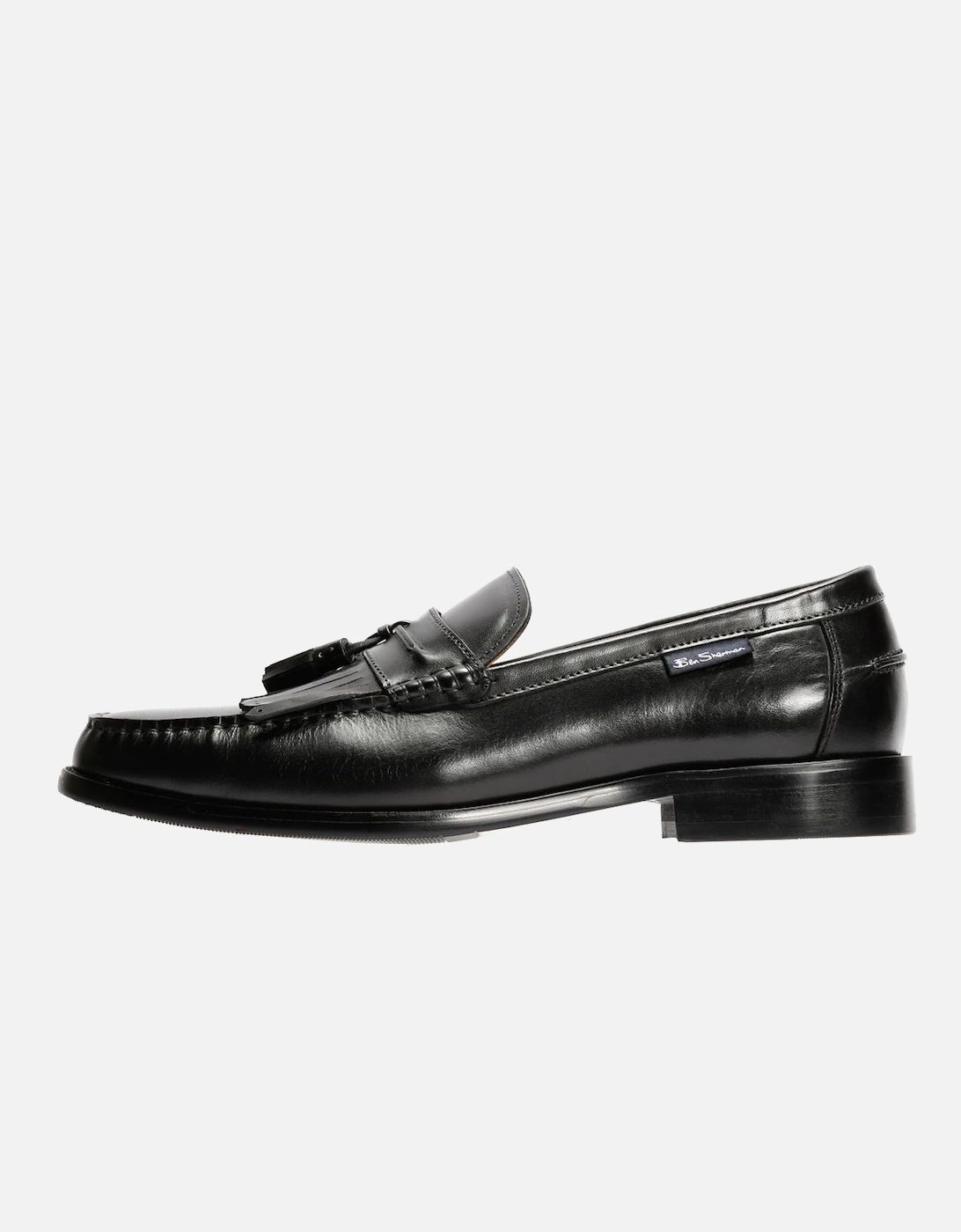 Buster Leather Men's Black Loafers