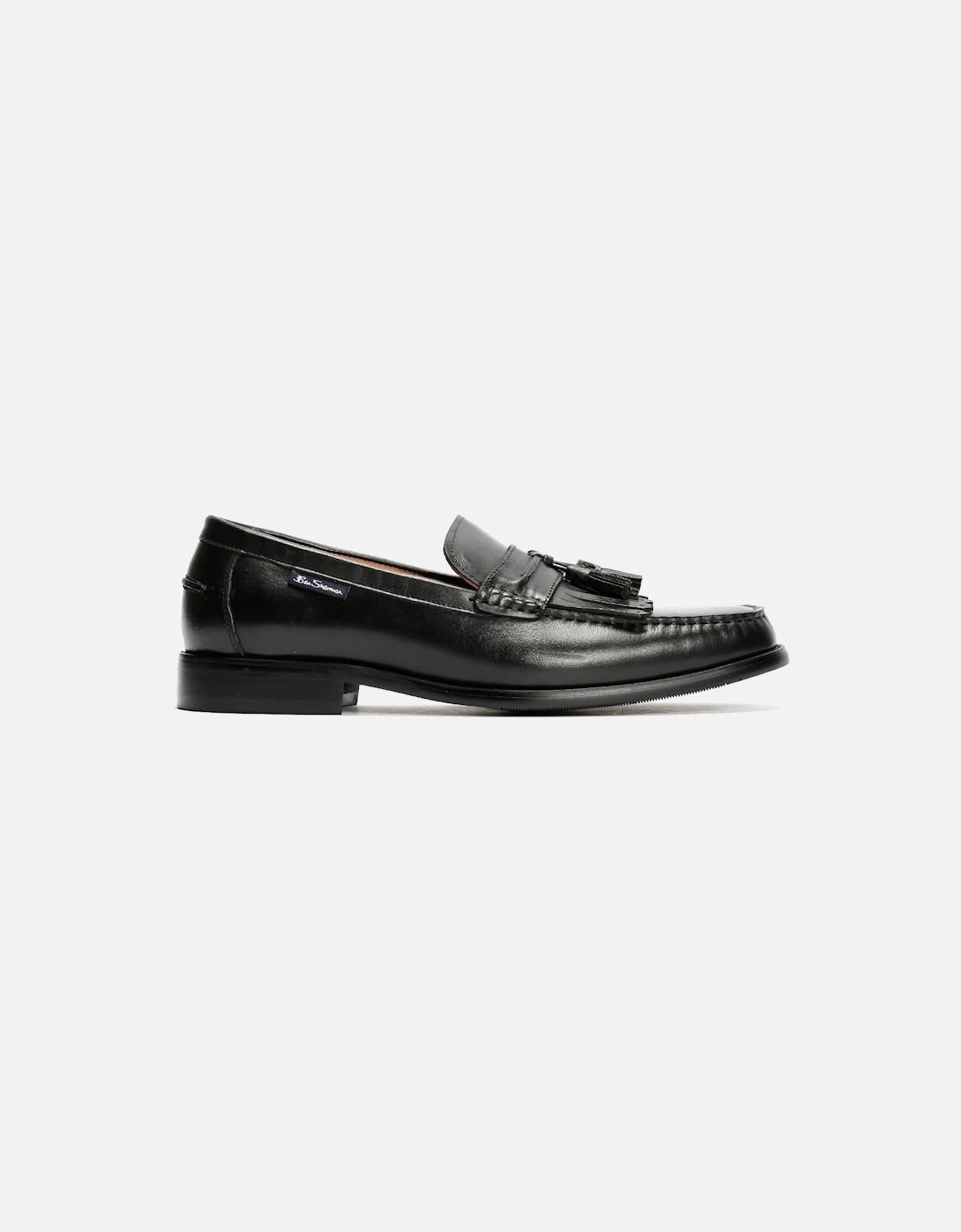 Buster Leather Men's Black Loafers