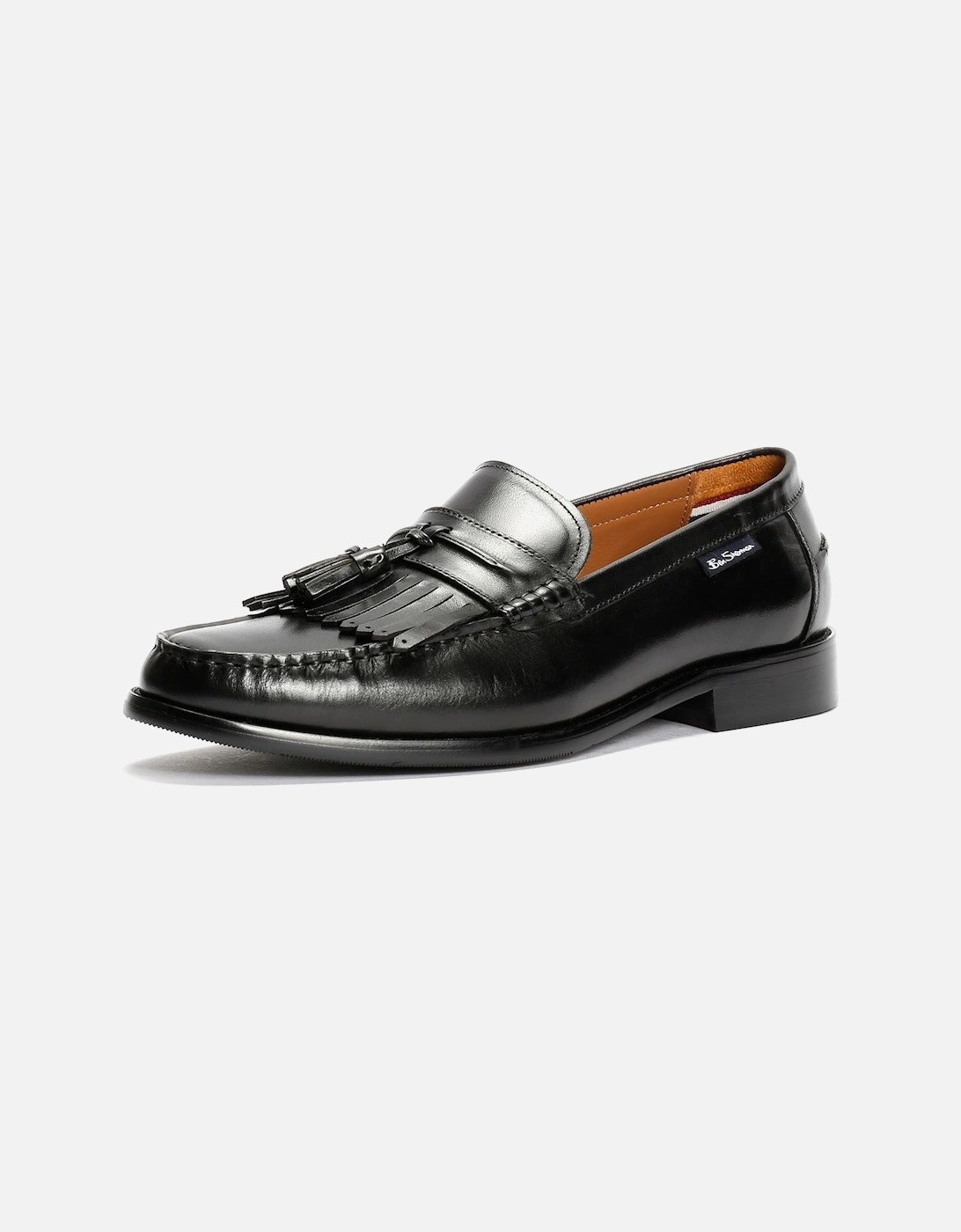 Buster Leather Men's Black Loafers