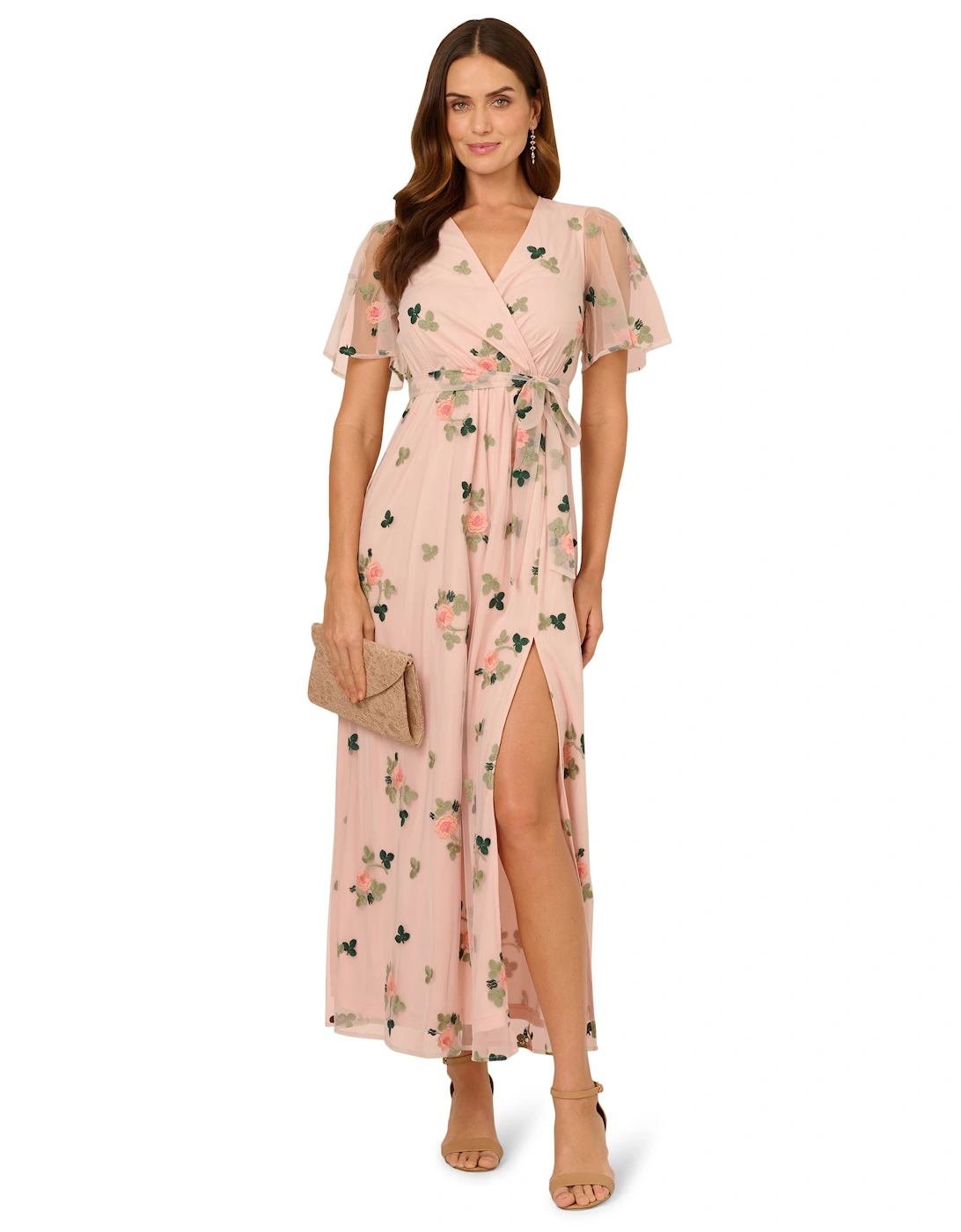 Embroidered Maxi Dress, 2 of 1