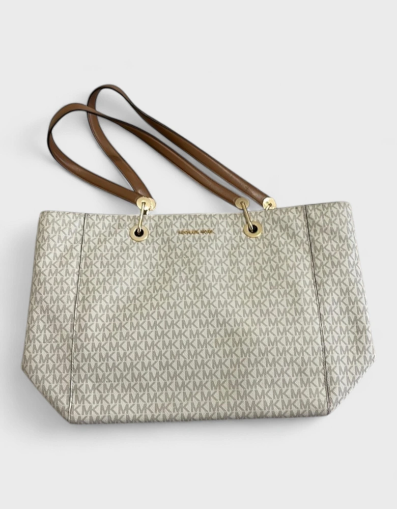 Raven Signature Tote Bag Tan