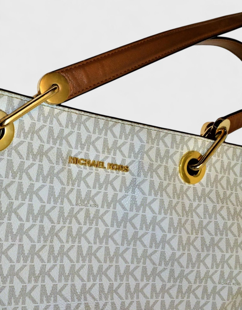 Raven Signature Tote Bag Tan