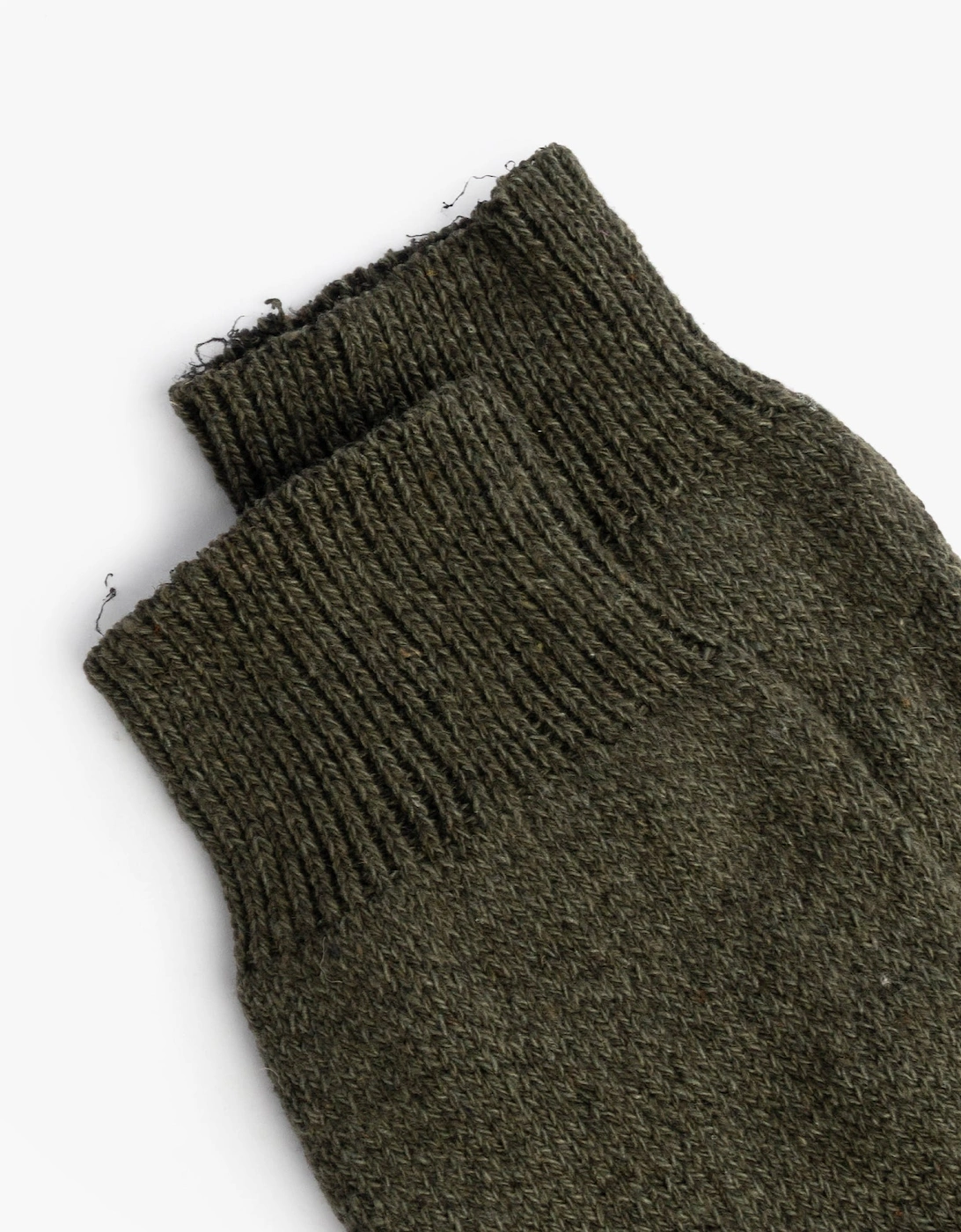 Mens Welly Boot Socks Olive Green
