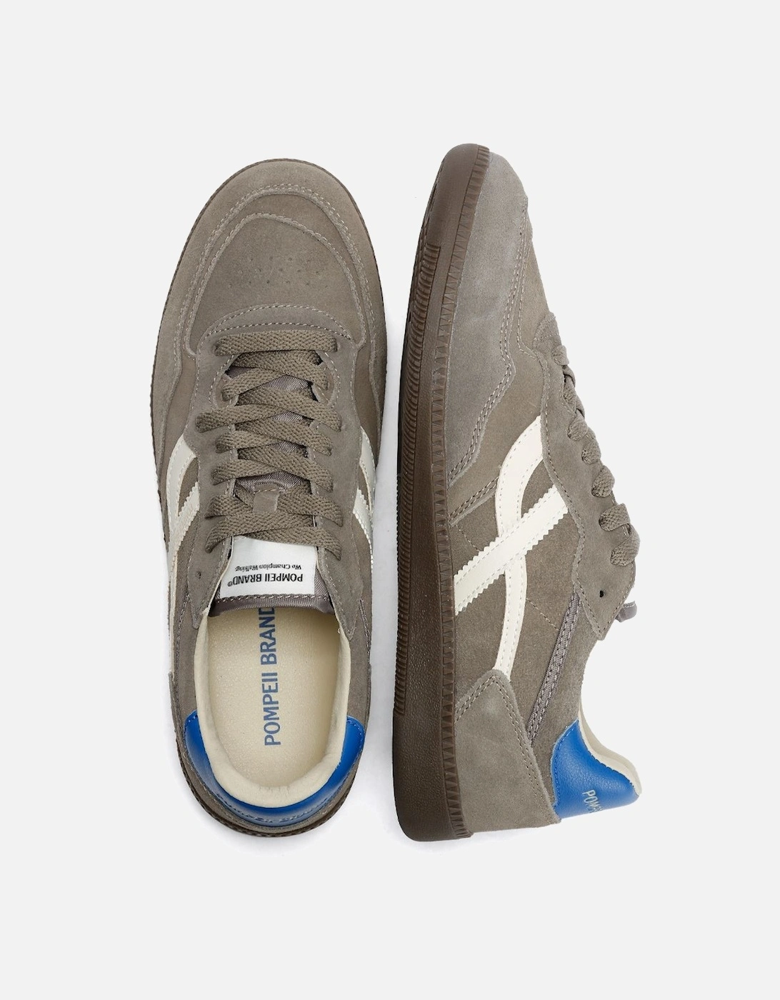 Elan Sala Suede Men's Grey Sky Trainers