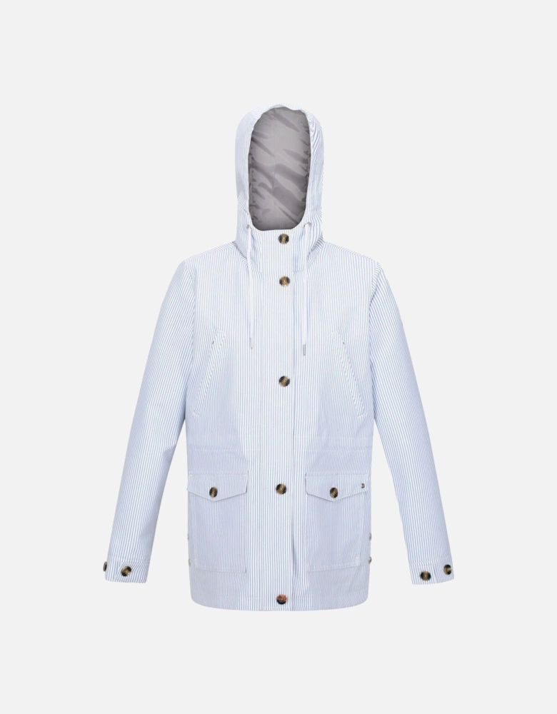 Womens/Ladies Nahla Stripe Waterproof Jacket