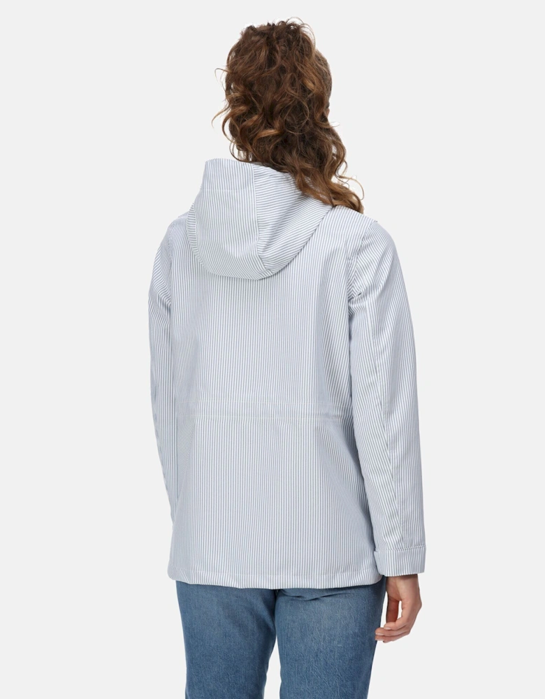 Womens/Ladies Nahla Stripe Waterproof Jacket