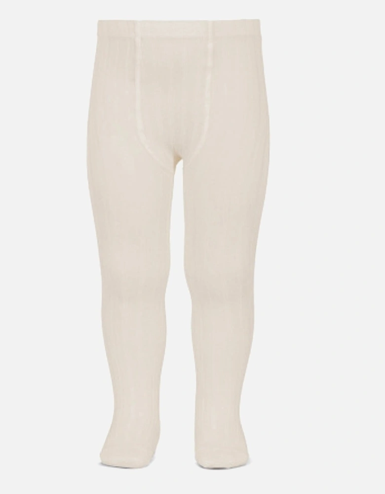 Linen Ribbed Tights