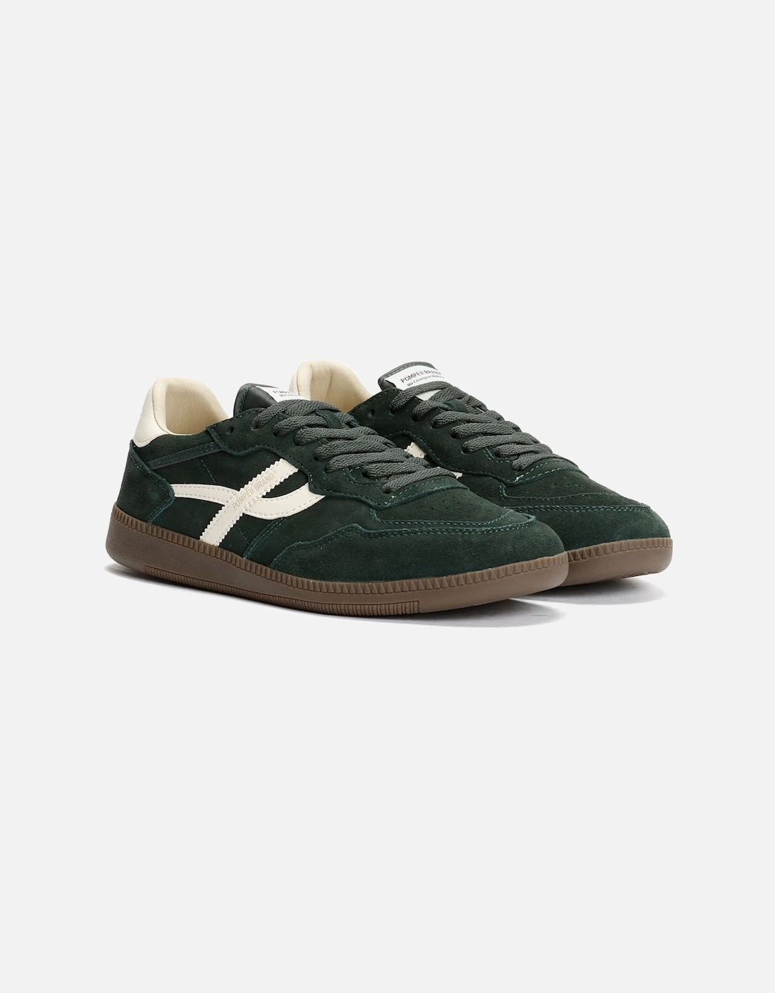 Elan Sala Suede Men's Forest/Ecru Trainers, 9 of 8