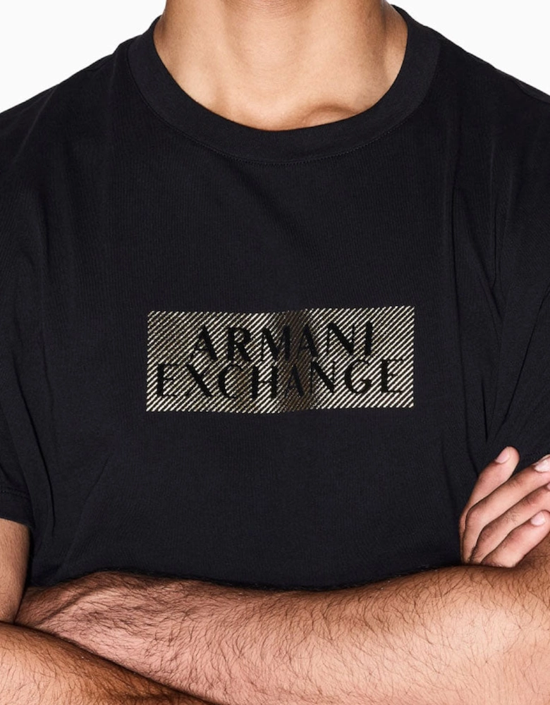Exchange Regular Fit Jersey T-Shirt XM001911 AF10356 - Black / Gold