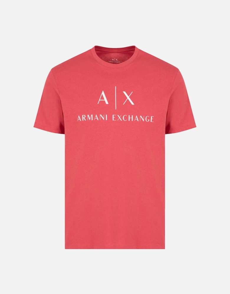 Exchange Slim Fit Jersey T-Shirt 8NZT72 Z8H4Z9 - Red