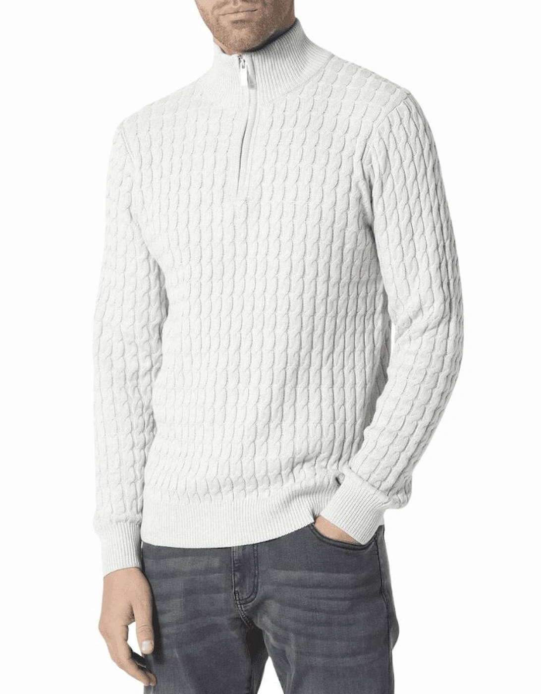 Portie Ecru Knitwear Jumper, 3 of 2