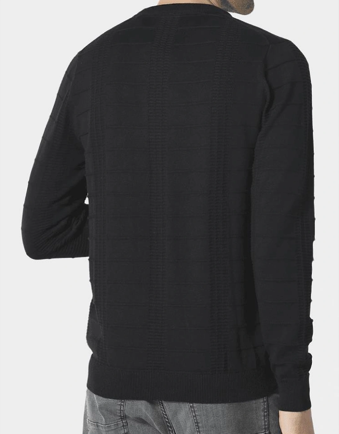 Weaver Black Knitwear Jumper