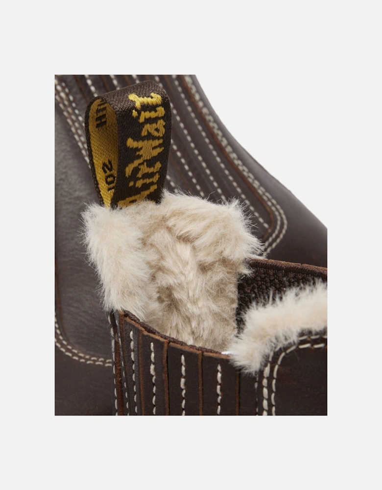 Dr. Martens 2976 Leonore II Chelsea Leather Women's Dark Brown Boots