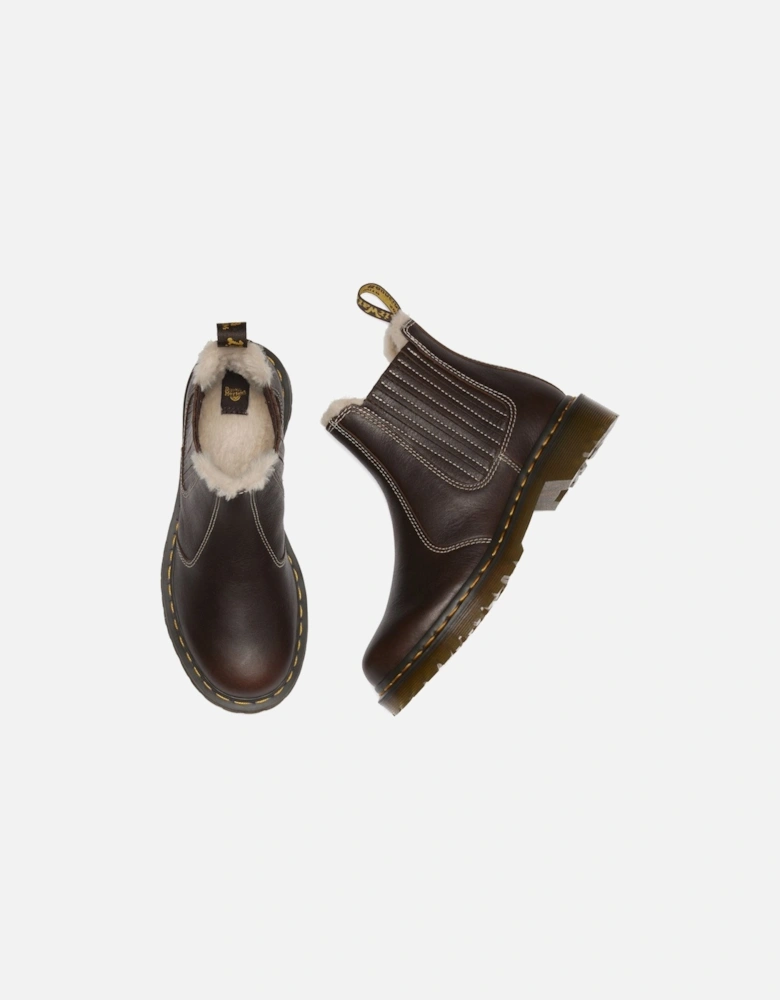 Dr. Martens 2976 Leonore II Chelsea Leather Women's Dark Brown Boots