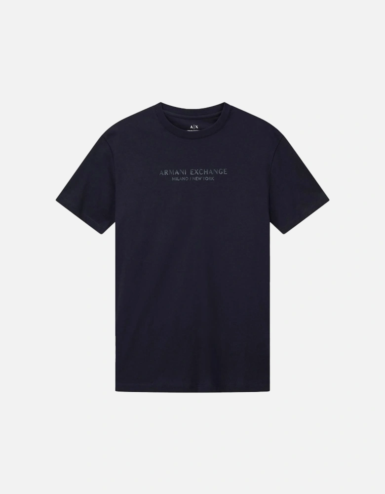 Exchange Regular Fit Jersey T-Shirt XM001280 AF10361 - Navy Blue