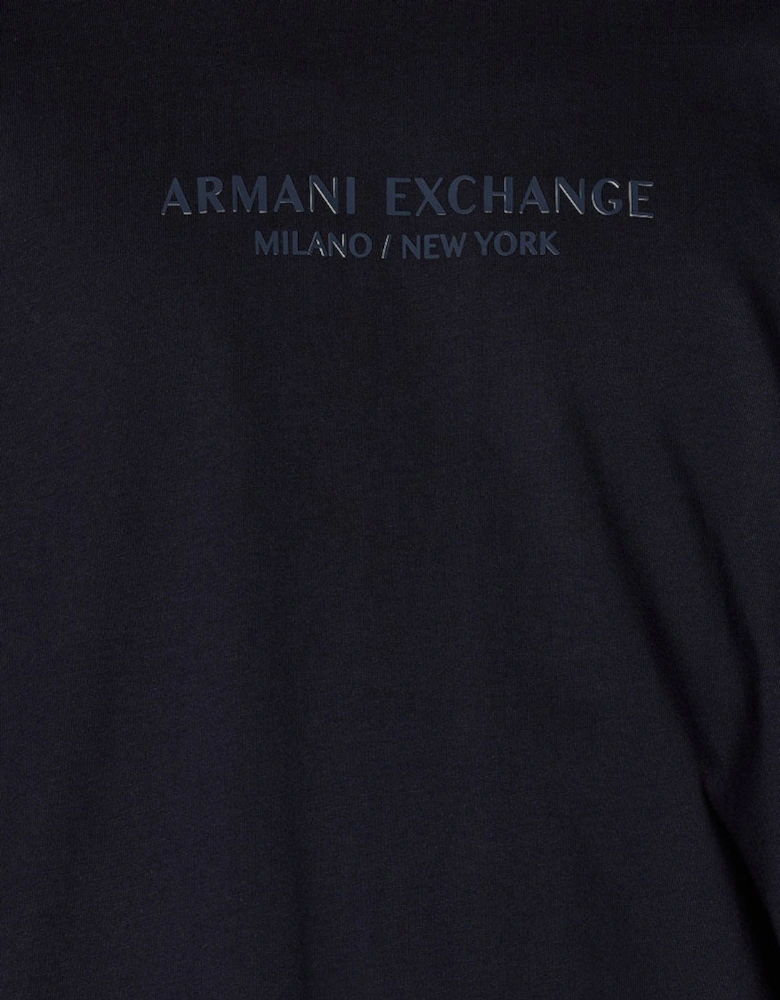Exchange Regular Fit Jersey T-Shirt XM001280 AF10361 - Navy Blue