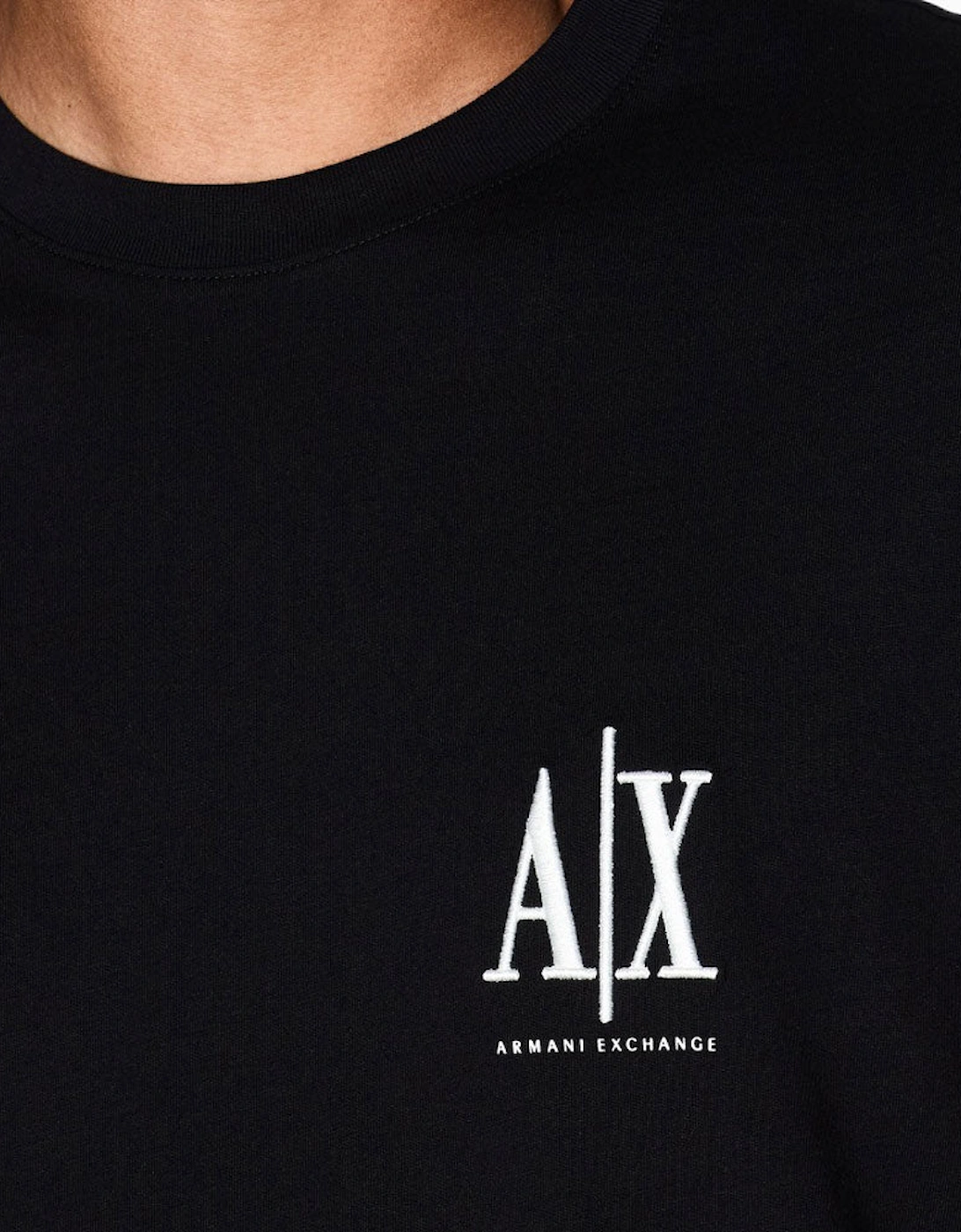 Exchange Regualr Fit Icon T-Shirt XM000365 AF12308 - Black