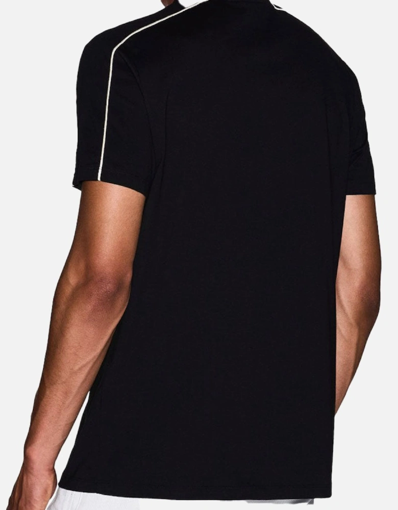 Exchange Regular Fit T-shirt XM001360 AF10358 Contrasting Piping - Black