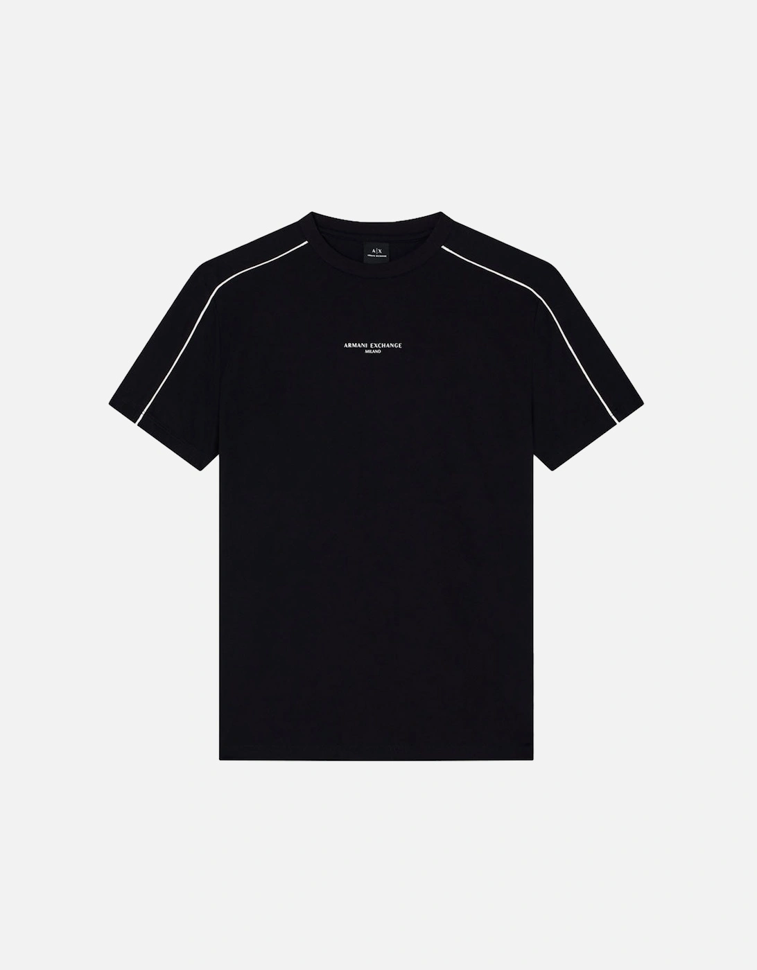Exchange Regular Fit T-shirt XM001360 AF10358 Contrasting Piping - Black, 4 of 3