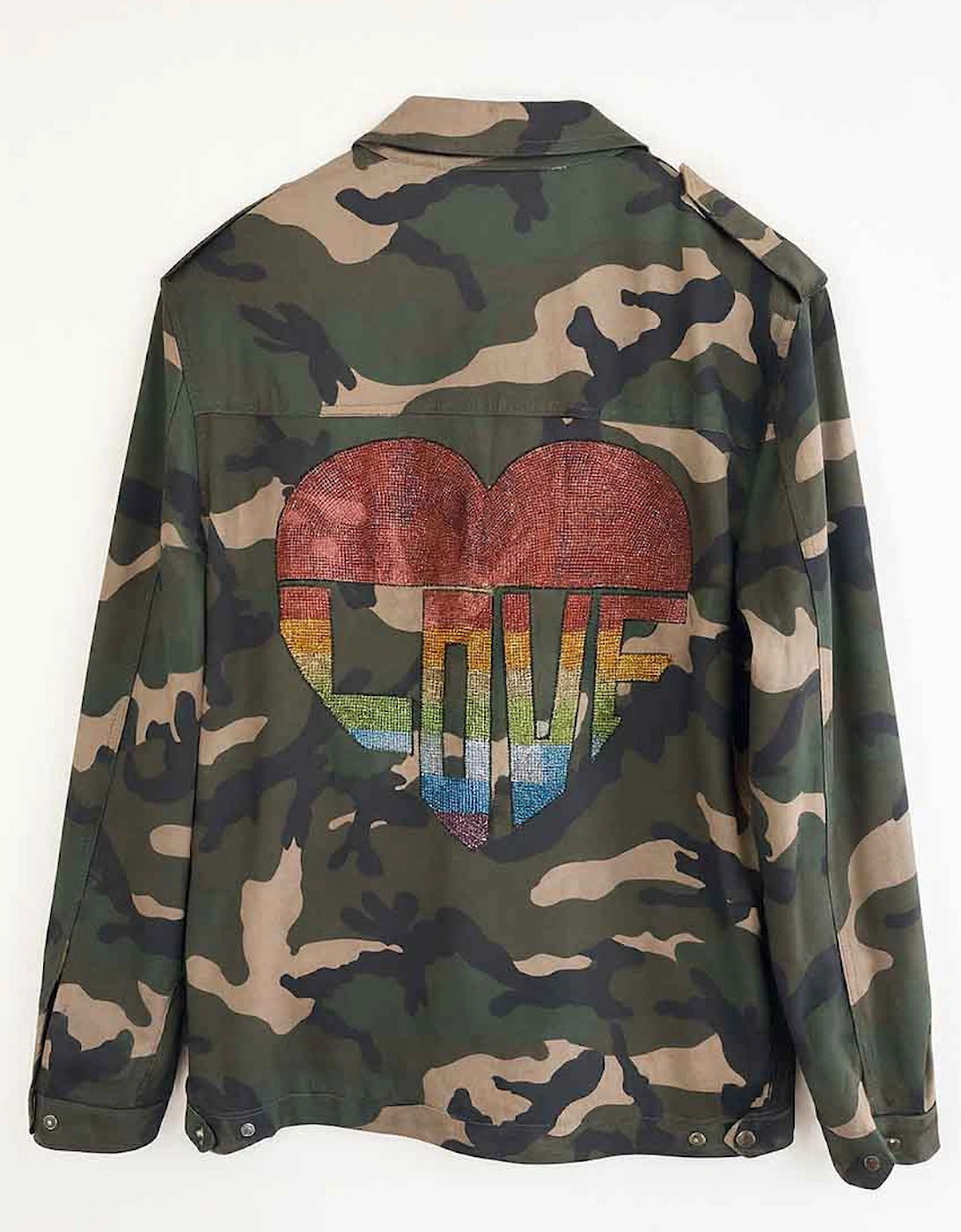 Men's Camouflage Love Jacket