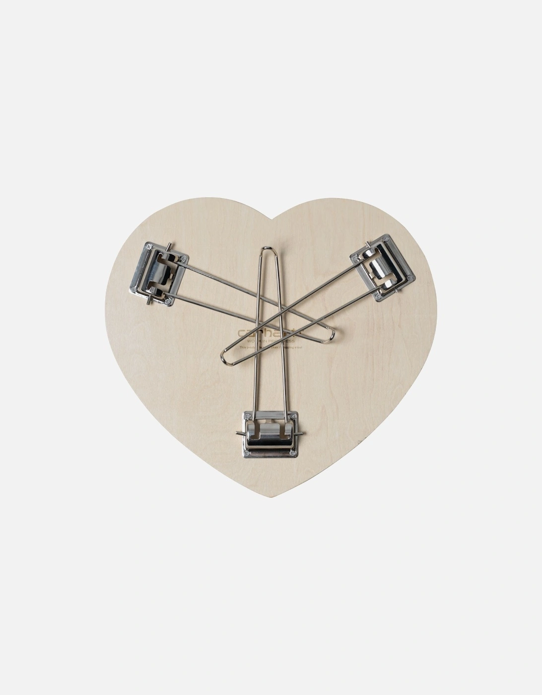Heart Folding Table – Scarlet / White
