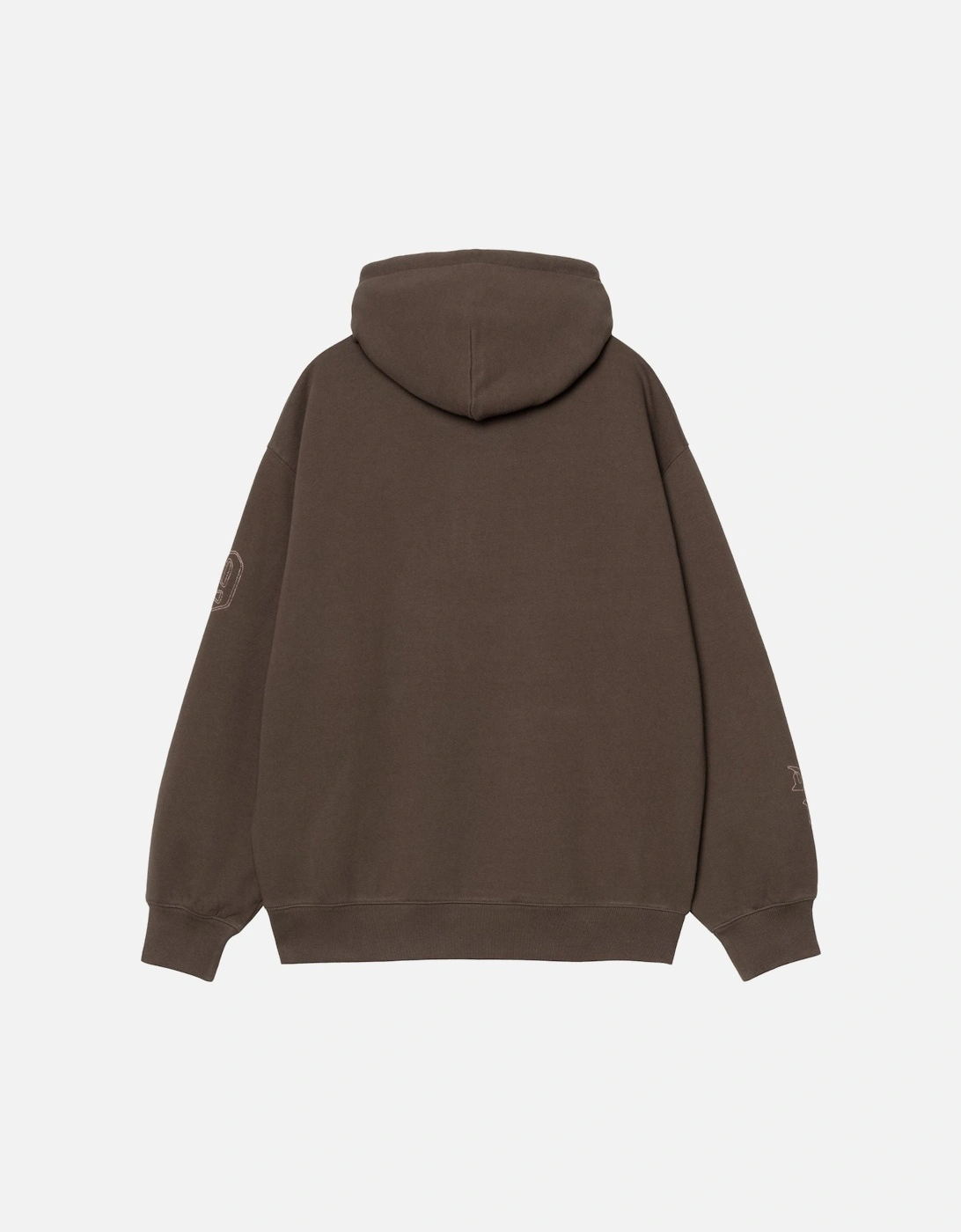 Hooded Hackwork Sweatshirt - Vitola / Glassy Pink