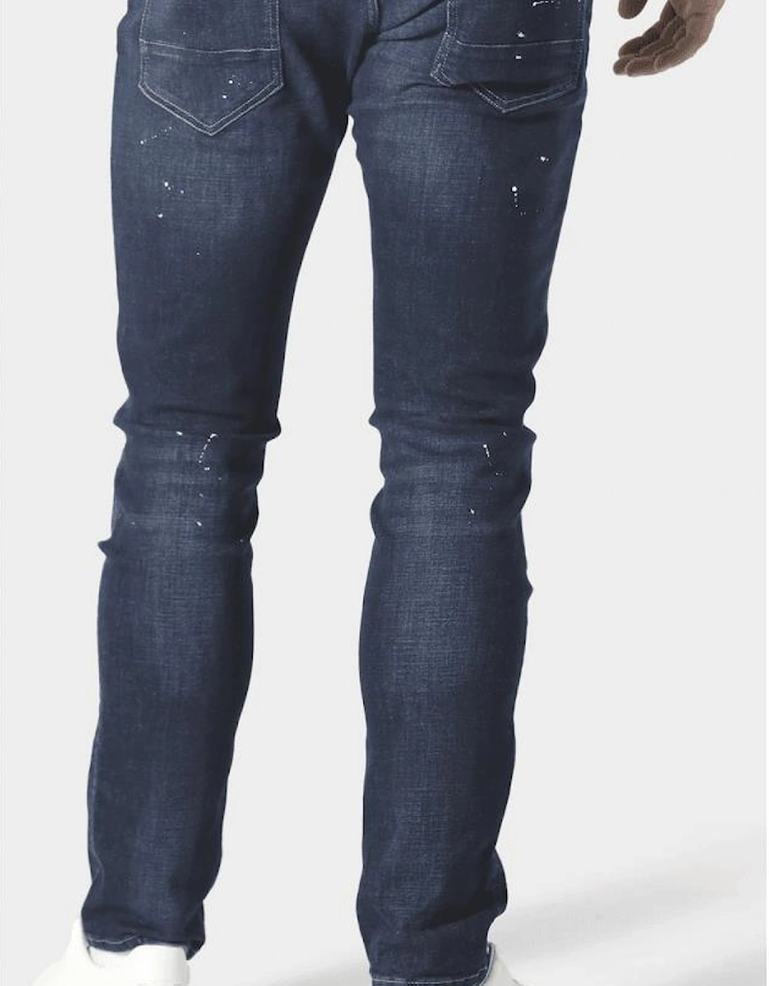 TODD 1061 Slim Fit Blue Jeans
