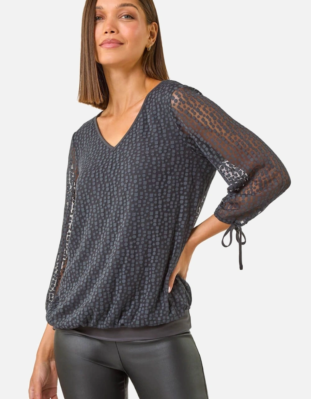 Burnout Print Overlay Top, 2 of 1