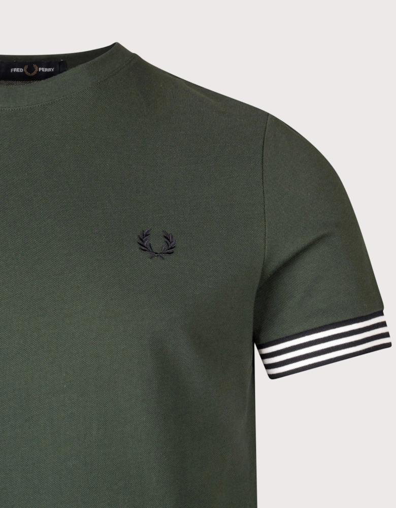 Striped Cuff T-Shirt