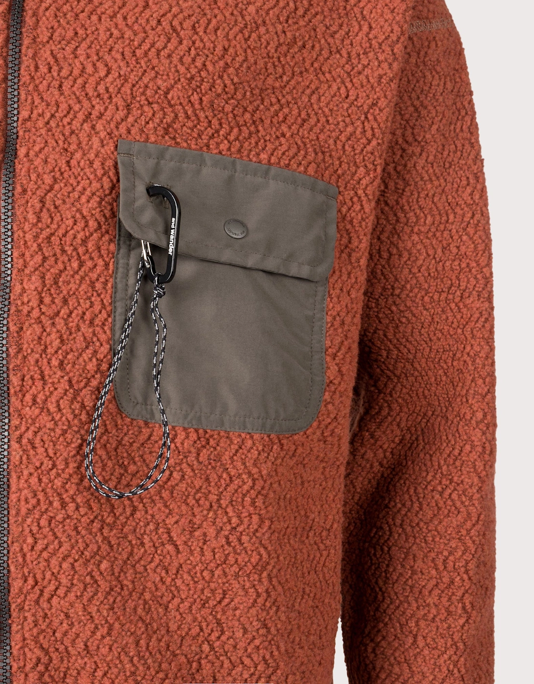 Re Wool JQ Stand Zip Sweatshirt