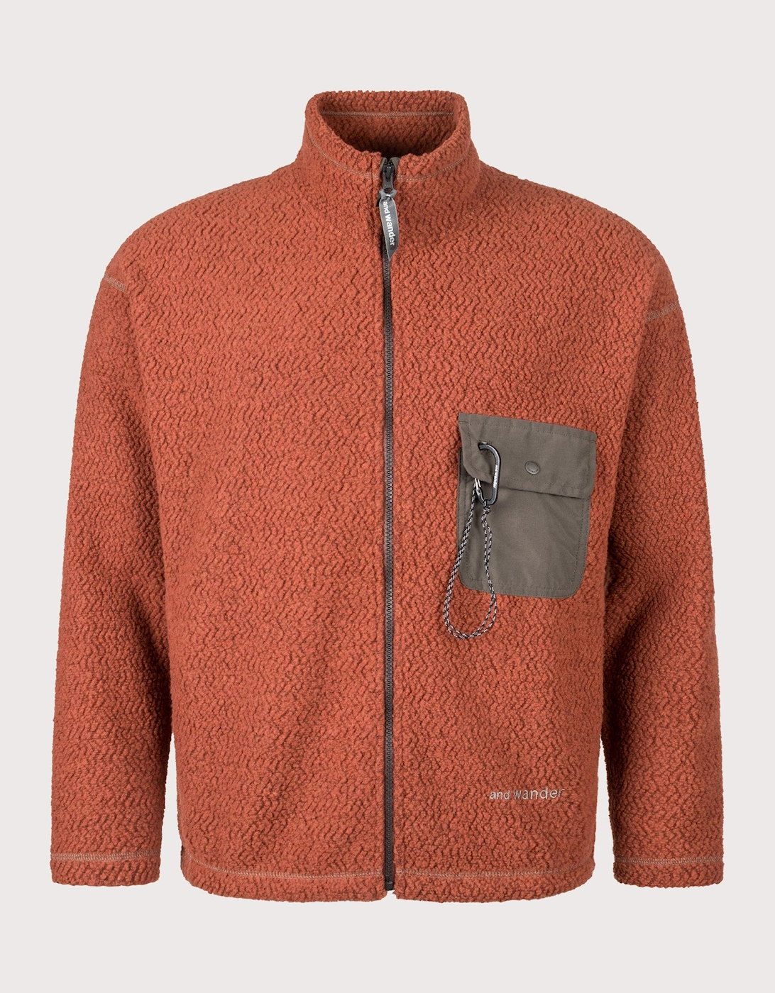 Re Wool JQ Stand Zip Sweatshirt, 5 of 4