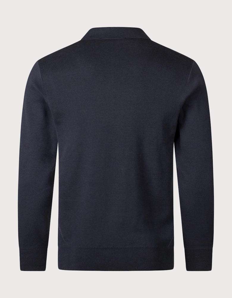 Tonal Stripe Knitted Shirt