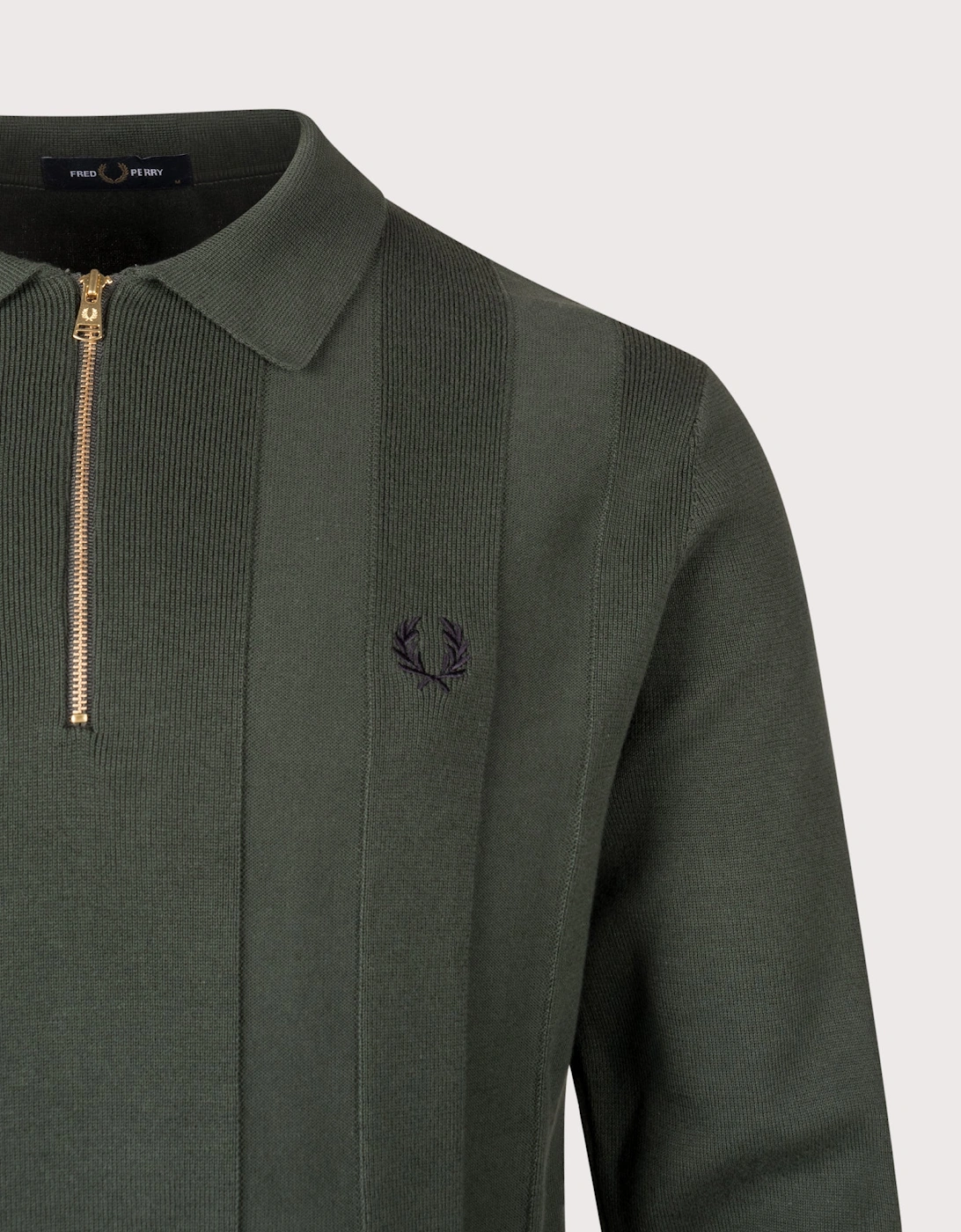 Tonal Stripe Knitted Shirt