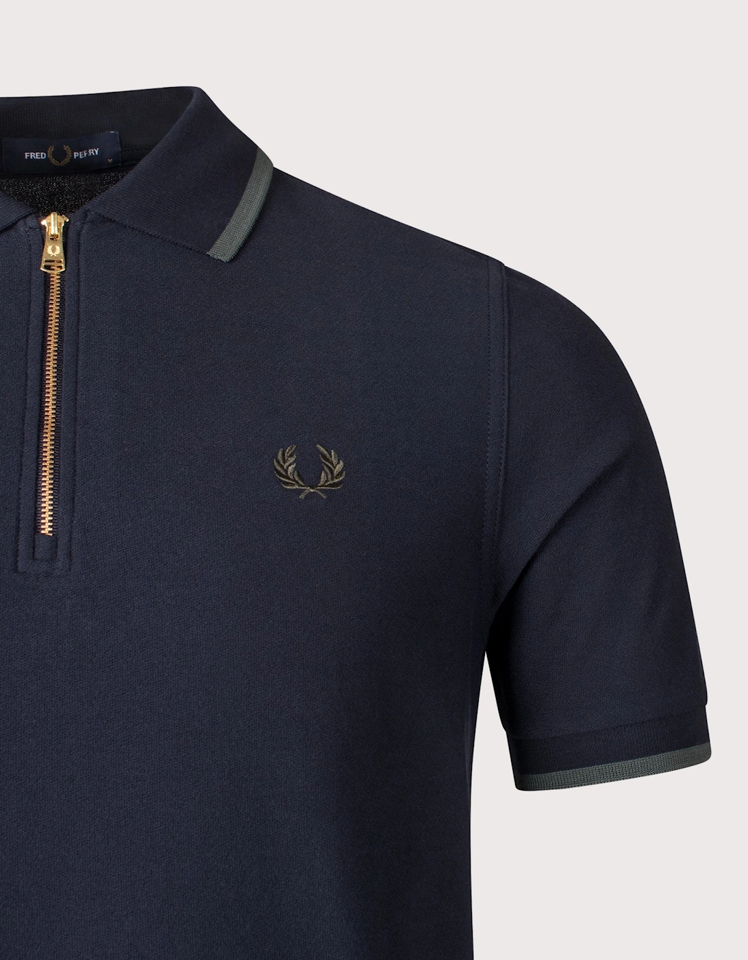 Crepe Piqué Polo Shirt