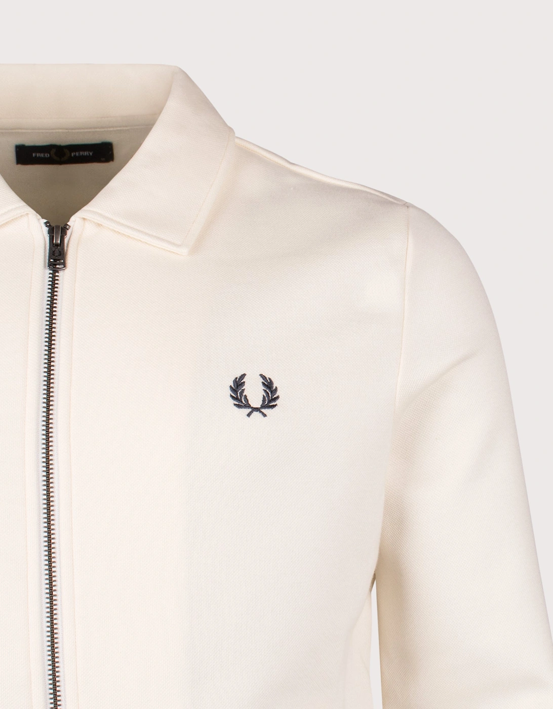 Zip Through Collared Sweatshirt