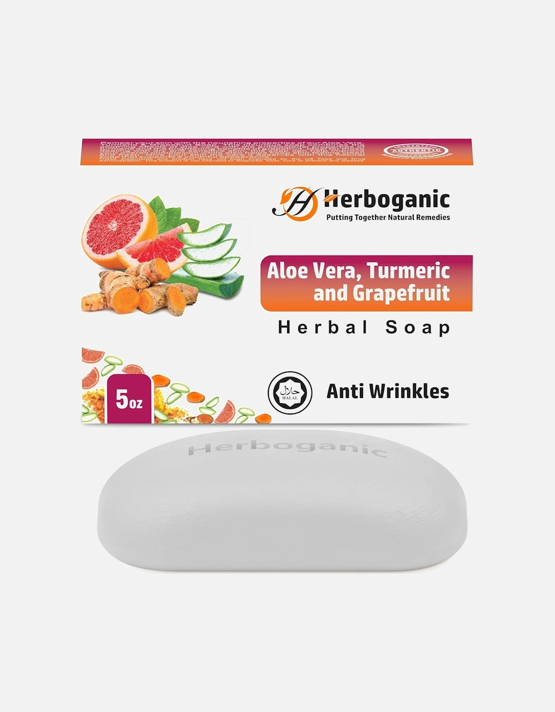 Aloe Vera Turmeric fruit Soap Bar Made with Refreshing Ingredients, 2 of 1