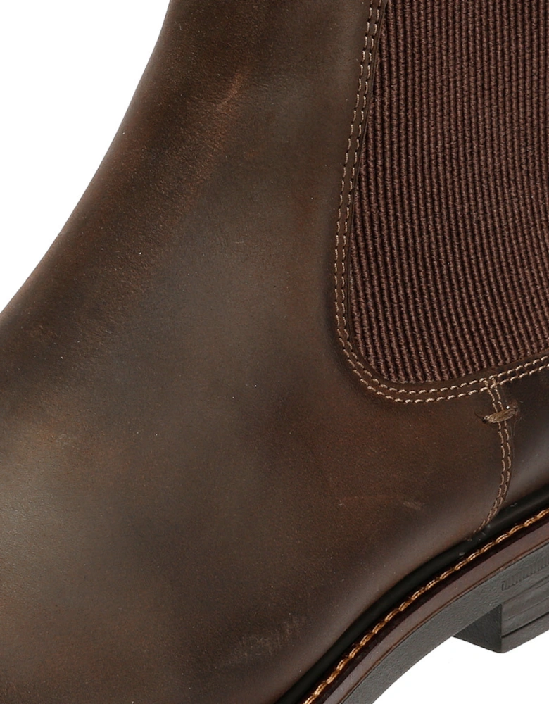 Tower London Harbour Leather Men's Dark Brown Chelsea Boots