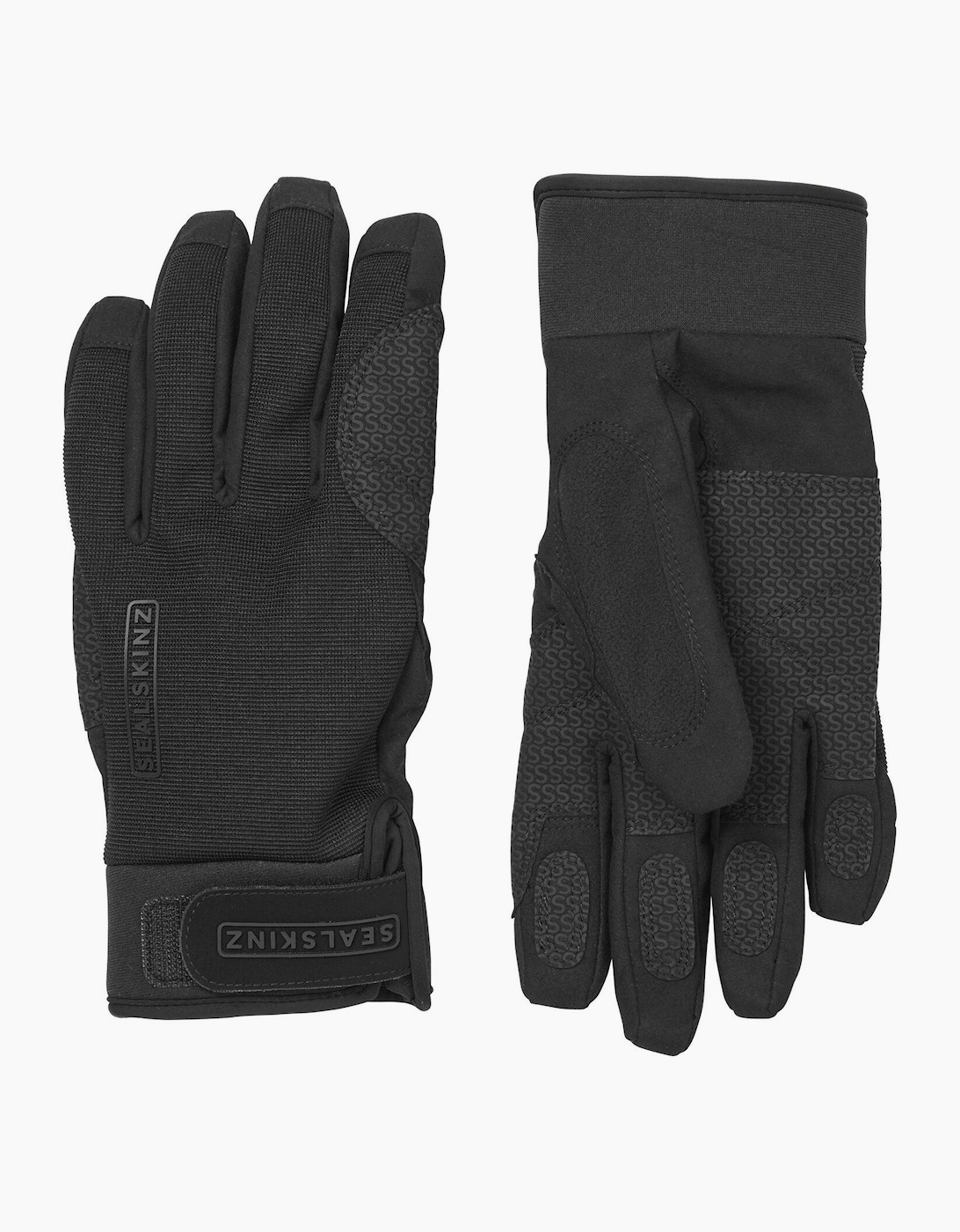 Men's Sealskinz Mens Harling Waterproof Glove - Black - Size: L