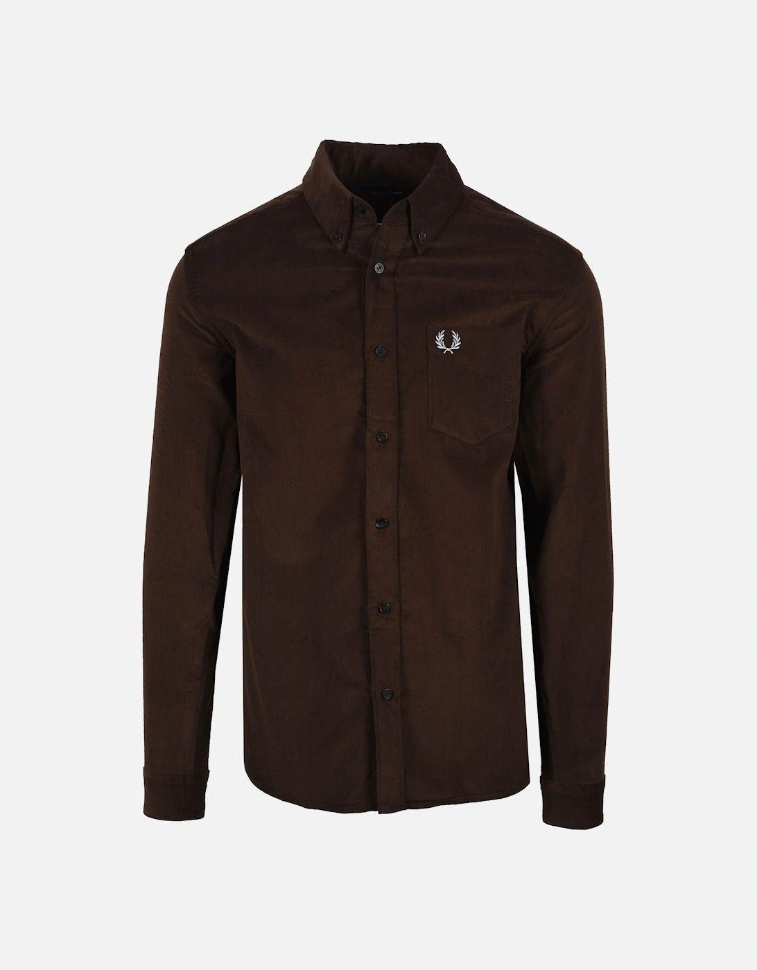 NEEDLE CORD SHIRT BURNT TOBACCO, 4 of 3