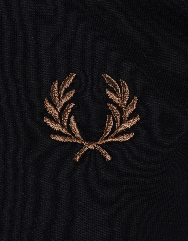 TWIN TIPPED T-SHIRT BLACK/SHADED STONE